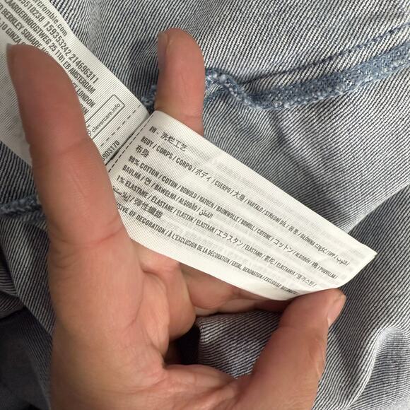 NWT The A&F Mila Denim Midi Dress, Medium Denim, S - Picture 6 of 6